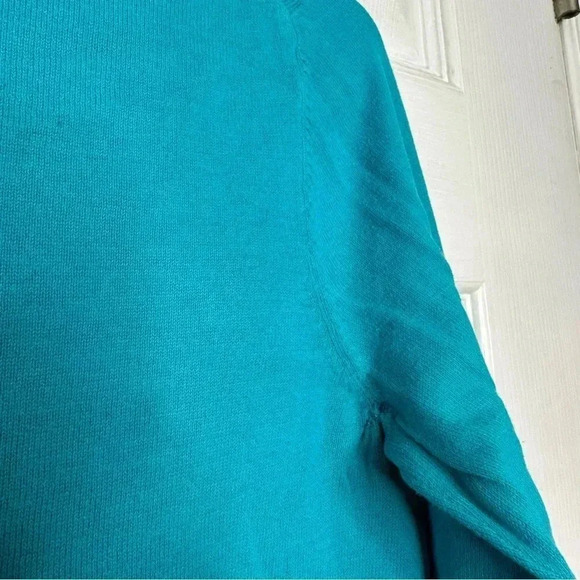 GAP Factory Cardigan 3/4  Length Sleeves Blue Size Small - Picture 14 of 16